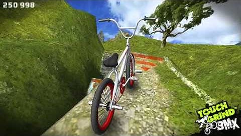 how to get a gold medal on inca hills and how to do a reverse trick - Touchgrind BMX