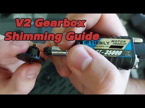 V2 Gearbox Shimming Guide GER | EGW Airsoft