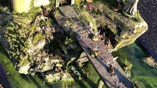 Water Effects Swamp Moat Castle Diorama