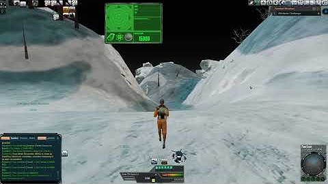 Mining run on Planet Tolan, Entropia Universe.