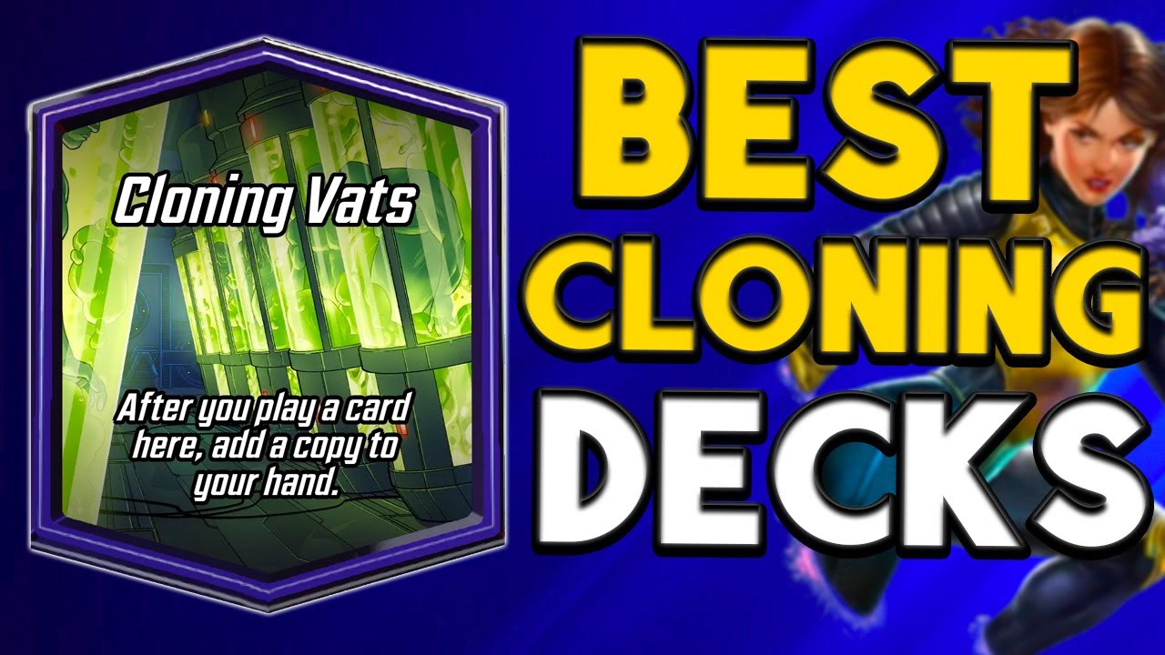 The BEST Cloning Vats Decks! Featured Location Marvel Snap YouTube