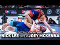 10 straight points nick lee puts the pressure on joey mckenna to capture the 65kg us open title