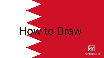 How to Draw: Bahrain🇧🇭