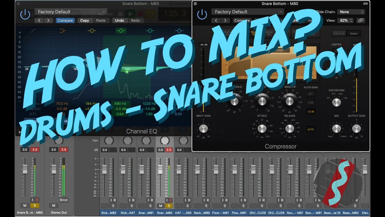 HOW TO MIX? DRUMS - SNARE BOTTOM
