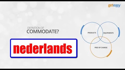 GetEasy - Hoe werkt de COMMODATE markt? - Rob Buser 001