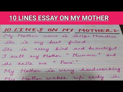 a short essay on mother