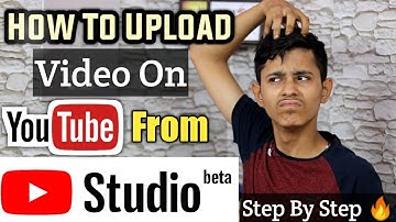 How To Upload Video On Youtube From Creator Studio Beta In Mobile 2019 | Hindi