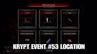 MK11 - KRYPT EVENT #53 LOCATION! (SUB-ZERO MASK! & MORE!)