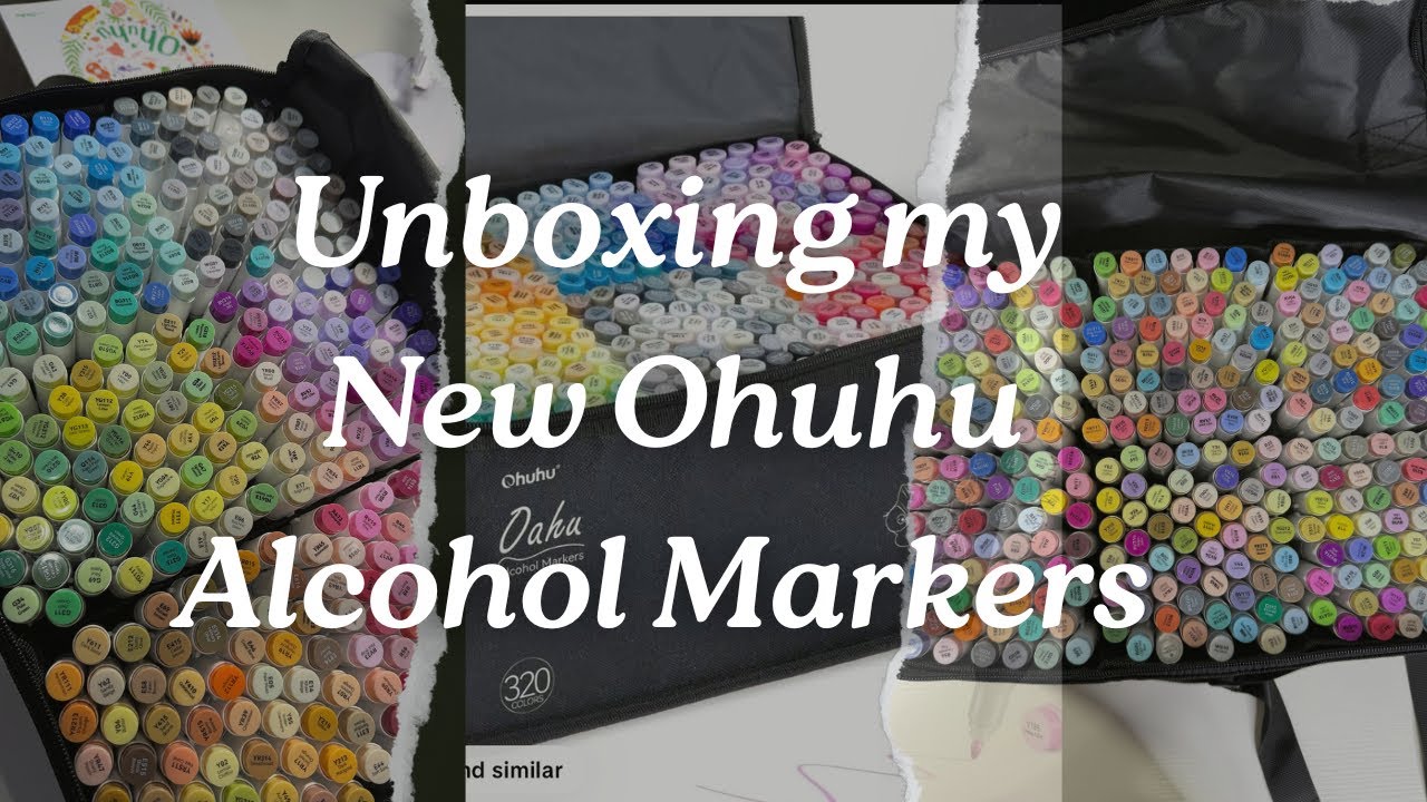 320 Alcohol Markers 😱 #unboxing 