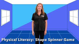 Physical Literacy: Shape Spinner Game screenshot 1