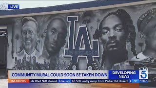 Mural in Bellflower depicting L.A. greats could be taken down