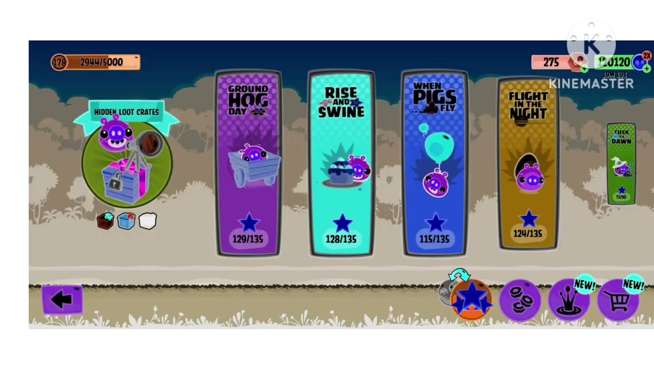 BAD PIGGIES HD ANIMATION HIDDEN LOOT CREATES CHRISTMAS IN G MAJOR 7