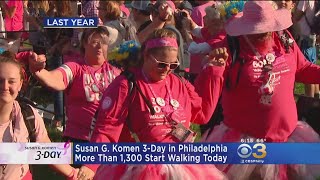Susan G. Komen 3-Day Walk Kicks Off In Philly Friday