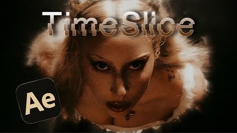 How to do the wipe/TimeSlice Effect ! | After Effect tutorial