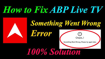 How to Fix ABP Live  Oops - Something Went Wrong Error in Android & Ios - Please Try Again Later