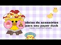 11 ideias de Coisas de paper duck