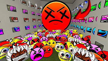 Lobotomy Nextbots  Geometry Dash Difficulty Faces  MCPE and Gmod Liminal hotel