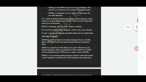 Class 10 - Computer - Chapter 3 (Introduction to HTML) , Part 2