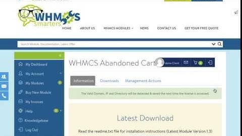 How to download Abandoned Cart Module for WHMCS (Whmcs Modules)