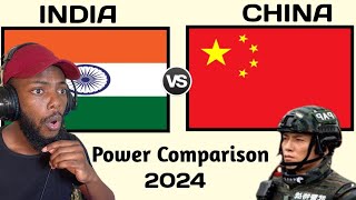 India vs China Military Power 2024 Reaction | China vs India military power 2024 | military power