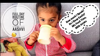 2 Years Old Toddler Daily Routine|| Does She Speak Well? Milk Intake || How I make her Sleep?