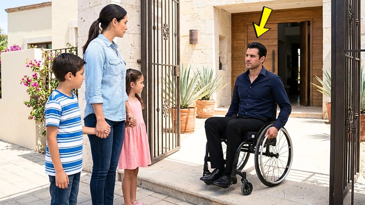 NADIE QUERÍA CUIDAR AL MILLONARIO ENFERMO — HASTA QUE LA NIÑERA Y SUS HIJOS TOCARON A SU PUERTA