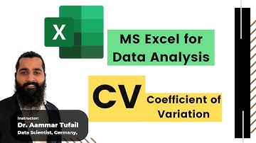 CV (Coefficient of Variation) in Microsoft Excel | Hindi/Urdu