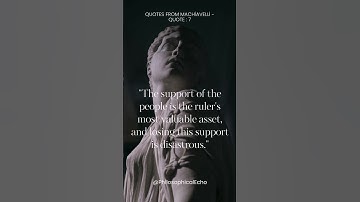 Quotes from Machiavelli -  Quote : 7