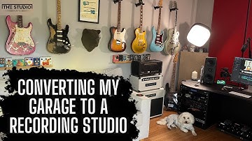 Converting A Garage To Music Studio - Studio Build
