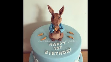 CAKE NATION | How to Make a Fondant Peter Rabbit Cake Topper Tutorial