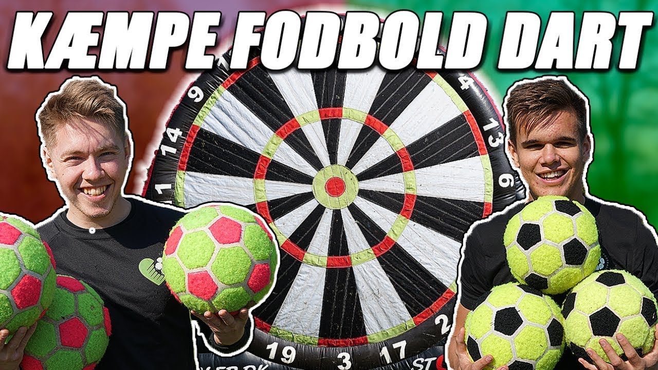 KÆMPE FODBOLD DART MOD MADS GOTTLIEB + STRAF 1000 kr.