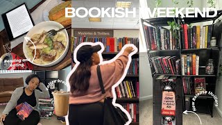 Weekend vlog, book shopping ,library trip, reading Home is where the bodies are + Pango Books