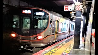 JR大阪環状線/内回り　JR西日本323系電車/側面展望　天王寺→鶴橋→京橋→大阪→西九条→天王寺　Osaka loop line JR West 323 series train/side view