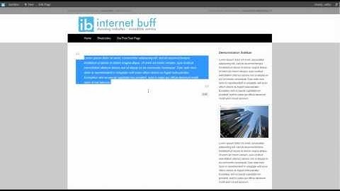 Wordpress CMS Tutorial - Adding a blockquote