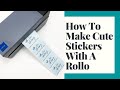 How To Make Cute Stickers With A Rollo Label Printer | Small Business Owner