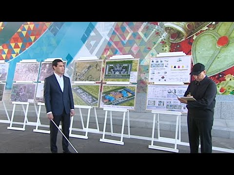 Türkmen Lider Aşkabat’tı Gökyüzünden İnceledi