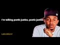 Poetic justice lyrics  kendrick lamar feat drake 
