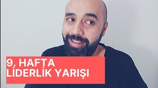 Ligde 9. Hafta Liderlik Yarışı (DERBİ ÖZEL)