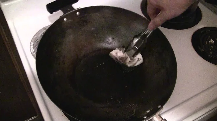 Cleaning A Wok (Carbon Steel Wok)  Maintaining A Wok