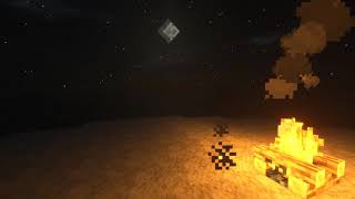 A relaxing night at the beach  Minecraft Ambiance & Music