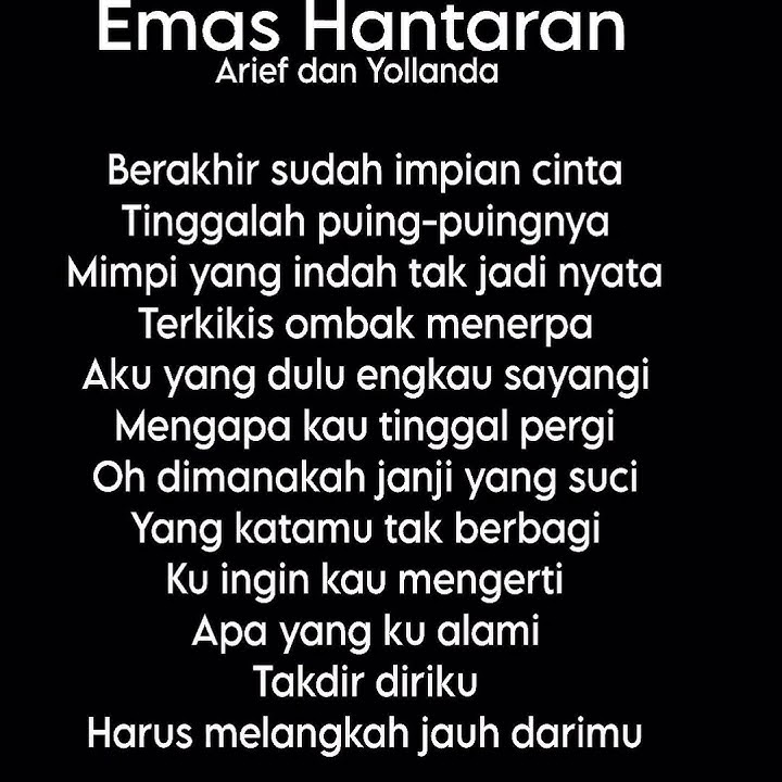 berakhir sudah impian cinta #lyrics #emashantaran
