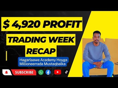 Trading Week Recap | $4,900 Profit Hal Usbuuc | FOREX TRADING