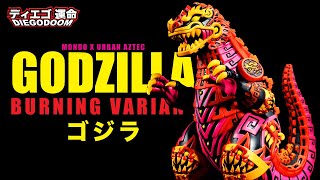Mondo x Urban Aztec: Godzilla Burning Variant Review - YouTube