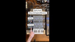 SAME BEAT, only a 0.5 bpm difference #shorts