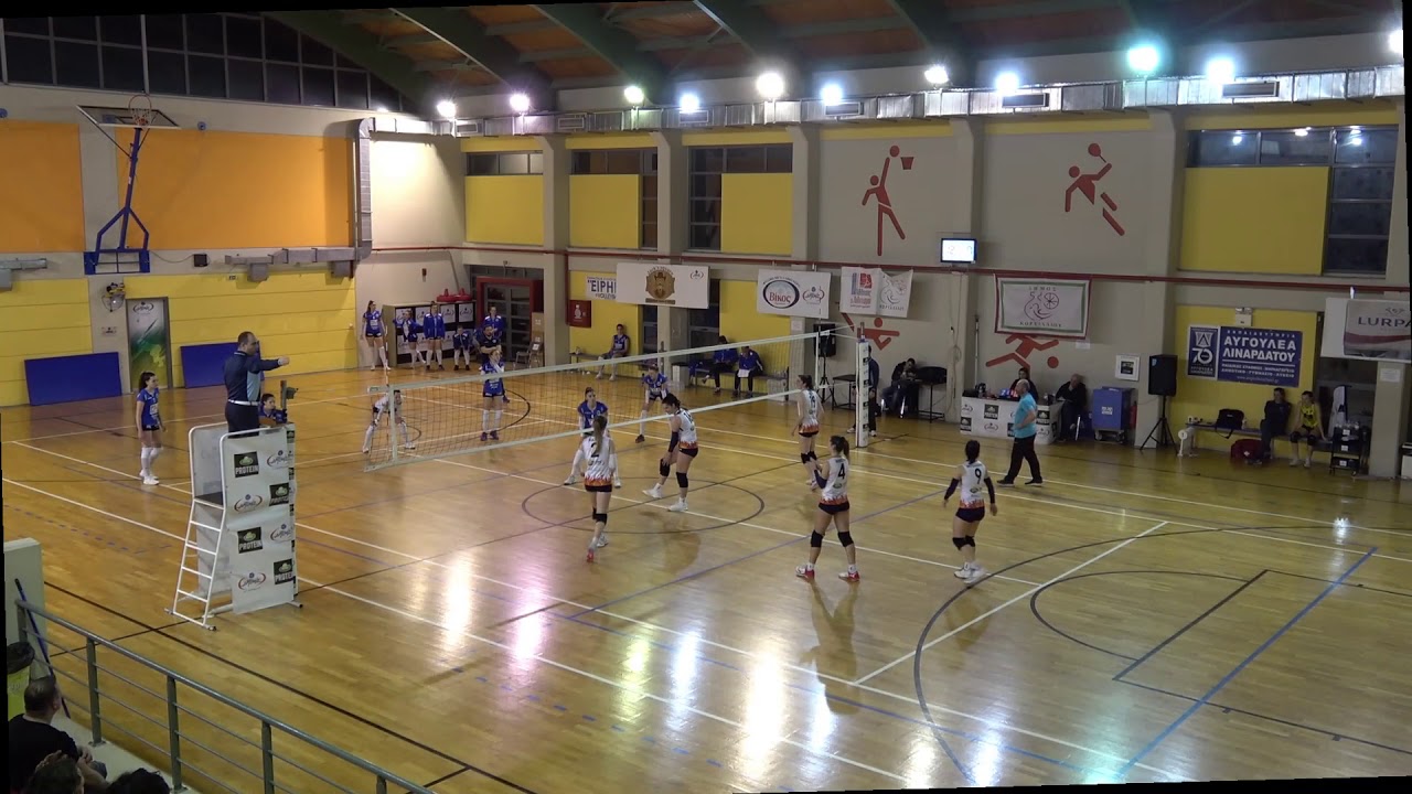 ΑΡΤΕΜΙΣ - ΛΑΜΙΑ βόλεϊ Pre League γυναικών 01/02/2020 set3/5 HD You Tube