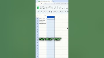 How to Split Text to Columns in Google Sheets