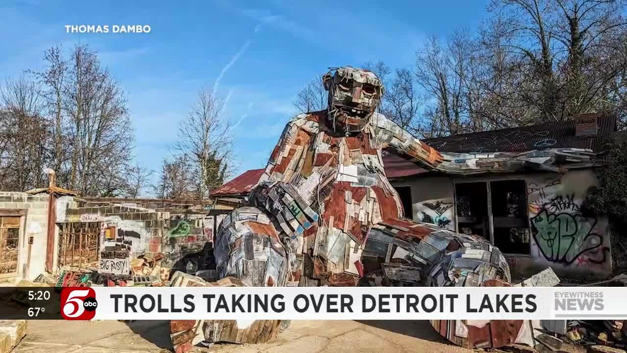 Giant Trolls Going Up Around The Northern Woods In Detroit Lakes YouTube Giant Trolls Going Up Around The Northern Woods In Detroit Lakes YouTube