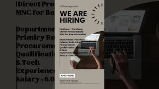 Your Chance to Work in a Multinational Company | Jobs Update | May 4th Week