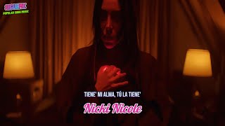 Nicki Nicole - TIENES MI ALMA 👻 TU LA TIENE (Lyric Vertical Video)