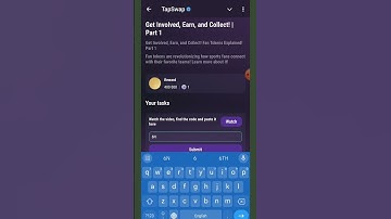 Get Involved, Earn, and Collect | Part 1 | TapSwap | TapSwap Code |
